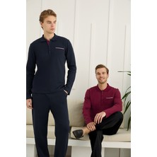 Nightlove Erkek Uzun Kollu Polo Yaka Eşofman Takımı