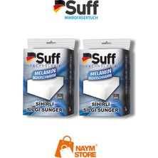 Suff Sihirli Silgi Sünger 2 Adet Nano Kalite Leke Çıkarıcı Araç İçi ve Dış Temizlik İçin