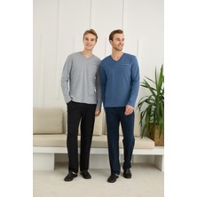 Nightlove Erkek Uzun Kollu Pijama Takımı