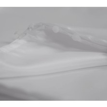 Taç Saten Güneşlik Beyaz 225 x 260 cm