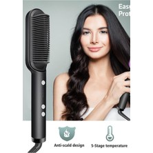 Özbience Elektrikli Saç Düzleştirici Tarak, Negatif Iyon Teknolojisiyle Parlak ve Düzgün Saç Sağlar