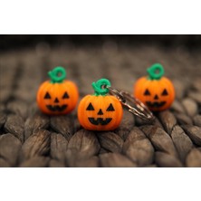 Flexilab Creative 3'lü Balkabağı Anahtarlık Seti Halloween Cadılar Bayramı Temalı Süs ve Hediye