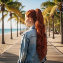 Mg Tokalı Dalgalı At Kuyruğu / Bakır