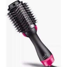 Özbience Yüksek Isılı 3 Kademeli Fırçalı Saç Düzleştirici Tarak Pembe