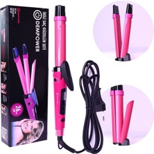 Özbience Çift Fonksiyonlu 26MM Seramik Saç Maşası ve Düzleştirici, 200°C, 360° Dönebilir Kablo