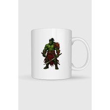 Bahriyeli Collection  Hulk Samurai Kılıç Baskılı Kupa Bardak