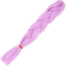 Mg Simli Lila Örgülük Saç 100 Gr.