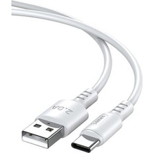 Elixem TypeC Uyumlu USB 2.0A Data ve Şarj Kablosu Plastik 1 Metre