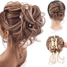 Mg Tokalı Kuyruklu Dağınık Topuz  / Balköpüğü Kahverengi Röfleli