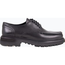 HC MEN CLASSIC Erkek Klasik Ayakkabı Bağcıklı Yüksek Eva Rahat Taban Hakiki Deri Siyah