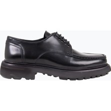 HC MEN CLASSIC Erkek Klasik Ayakkabı Bağcıklı Yüksek Eva Rahat Taban Hakiki Deri Siyah Açma