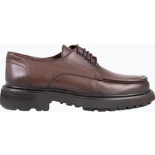 HC MEN CLASSIC Erkek Klasik Ayakkabı Bağcıklı Yüksek Eva Rahat Taban Hakiki Deri Kahverengi