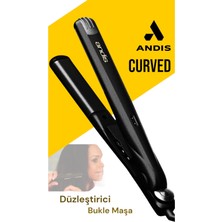 Özbience Kavisli Saç Düzleştirici ve Bukle Tarak Hediye Seti