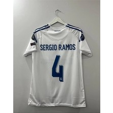 R.madridd 2018 Kiev Şampiyonlar Ligi Finali Sergio Ramos Forması (Kısa-Kol)