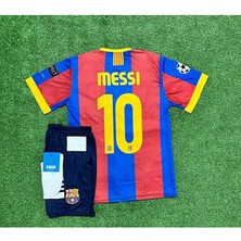 F.c B.a.r.c.e.l.o.n.a 2011 Sampiyonlar Ligi Finali Lionel Messi Nostalji Çocuk Forması 4'lü Set
