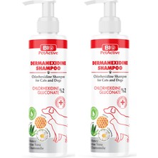 Bio Pet Active Bio Petactive Dermahexidine Shampoo Antiseptik Kedi ve Köpek Şampuanı 250 Ml. x 2 Adet