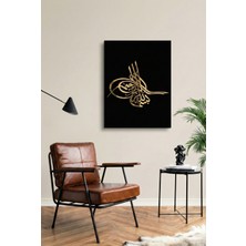 Bel&Co Home Osmanlı Tuğrası 3D Gold Pleksi Duvar Tablosu – Lüks Dekor | Tarihi & Modern Hat Sanatı