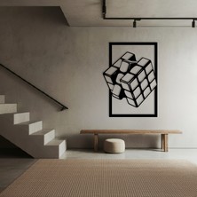 Ala Design Rubik Küp Temalı Ahşap Duvar Tablosu