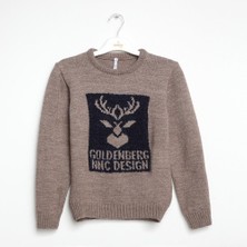 Nanica Erkek Garson Desenli Triko Kazak 6-16 Yaş