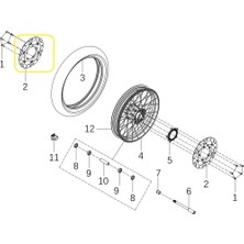 Kove 125R/250R/250RR Ön Fren Diski