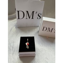 DMs Silver Red&pink Gümüş Charm'ı
