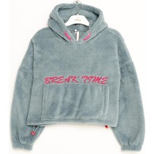 Nanica Kız Çocuk Peluş Sweatshirt 6-16 Yaş - 423300