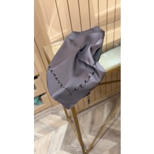 İpekevi Ipekevi Signature Tivil Ipek Eşarp Füme Siyah