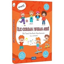 Parıltı Yayınları Anetil - Ilk Okuma Yazma Seti 10 Kitap Set + Da Vinci Şifresi + Zaman Sığınağı + Uçurtma Avcısı + 17 Kitap