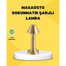Teknodayım Kablosuz LED Masa Lambası 1800MAH 3 Renk Aydınlatma Dokunmatik