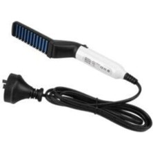 Özbience Çok Fonksiyonlu Beyaz Unisex Saç ve Sakal Düzleştirici Tarak