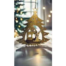 Happy Christmas Tree Dekoratif Obje