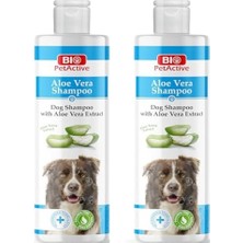 Bio Pet Active Bio Petactive Aloe Vera Shampoo Aloe Vera Özlü Köpek Şampuanı 400 Ml. x 2 Adet