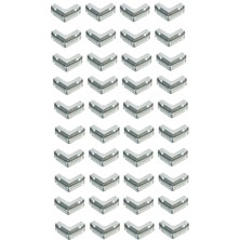 Demet Home Bebek Çocuk Güvenlik Üçgen Silikon Sivri Köşe Koruyucu Zigon Masa Sehpa Köşe Koruyucu   4-8-12-16-20-24-28-32-36-40 Adet