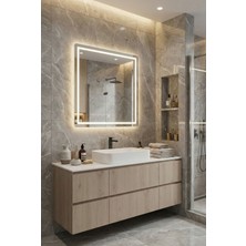 Todek Home Modern Tasarım 60X70 LED Aydınlatmalı Dokunmatik Duvar Aynası