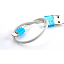 Tekno Grup Beyaz Lightning Beyaz 25-30 cm Kısa USB Kablo