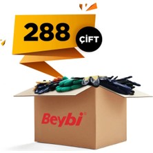 Beybi Pn5 Polyester Örme Nitril Eldiven 288 Çift ( 1koli )