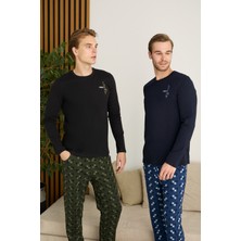 Nightlove Erkek Uzun Kollu Pijama Takımı