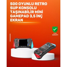 MiraLive 500 Oyunlu El Tipi Taşınabilir Oyun Konsolu – Şarjlı ve Tv Bağlantılı Model