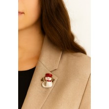 Uğurlu Dükkan Kardan Adam Iğneli Broş