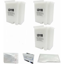 Oratek Epson 103 L3110 Yazıcı Süngerli Atık Mürekkep Tankı Atık Kutusu Waste Ink Pad 3 Adet