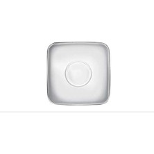 Paşabahçe 6'lı Kare Çay Tabağı 13 cm