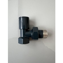 ZİCRA Köşe Antrasit Pprc 1/2" Vana