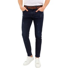 Locus Jeans Erkek Silim Fit Jeans Tırnak Eskitme Model Pantolon 311 BGL-ST04975