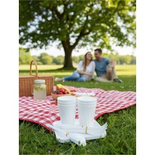 Piknik Seti 32 Parça Kutulu Plastik 6 Kişilik