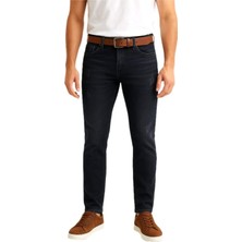 Locus Jeans Erkek Silim Fit Jeans Tırnak Eskitme Model Pantolon 311 BGL-ST04975