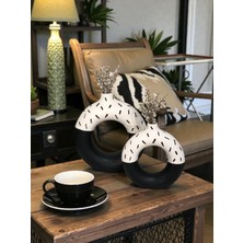 Sunea 2'li Cupcake Halka Vazo, Donut Vazo Set