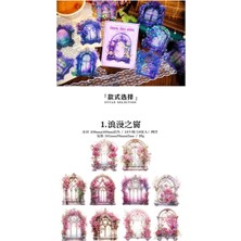 İTHAL O1-10 Adet Hologramlı Pencere Pet Sticker - Numara : 4