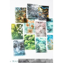 İTHAL U1-10 Adet Arka Plan Kağıt ve Sticker - Numara : 2