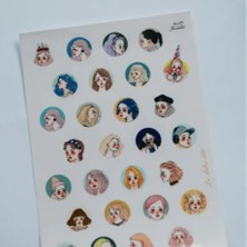 A13-LA Dolce Vita 1 Sayfa Pet Sticker