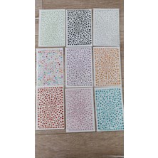 İTHAL E4-1 Sayfa Taş Sticker - Renk : Mavi